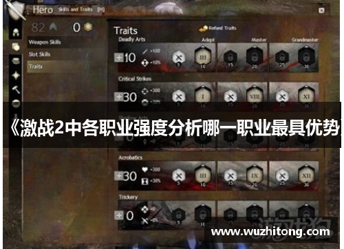《激战2中各职业强度分析哪一职业最具优势》
